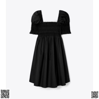 美國代購正品 Tory Burch 泡泡袖小黑裙