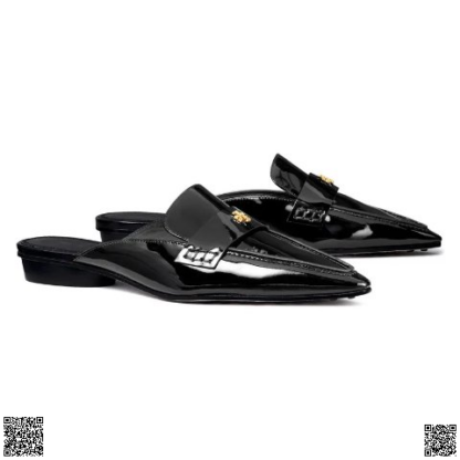 美國代購正品 Tory Burch 漆皮穆勒鞋