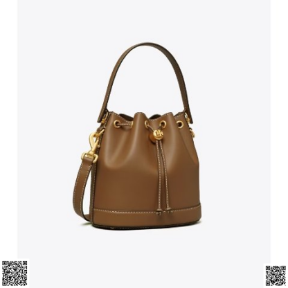 美國代購正品 Tory Burch 皮質水桶包