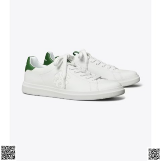 美國代購正品 Tory Burch 綠尾小白鞋