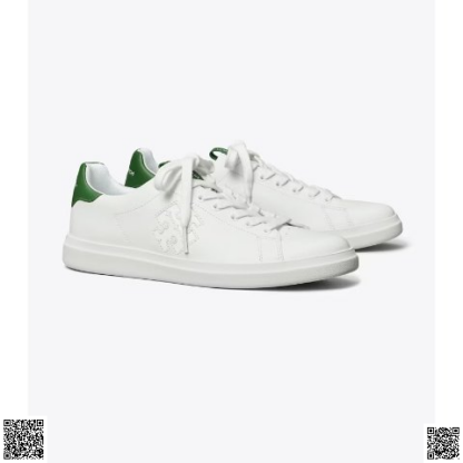 美國代購正品 Tory Burch 綠尾小白鞋