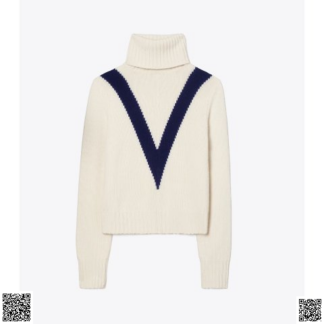 美國代購正品 Tory Burch 羊絨高領毛衣