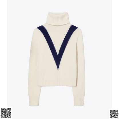 美國代購正品 Tory Burch 羊絨高領毛衣