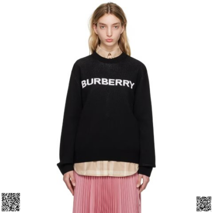 美國代購正品 Burberry Black Jacquard衛衣