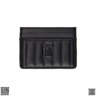 美國代購正品 Burberry Black Quilted TB 卡包