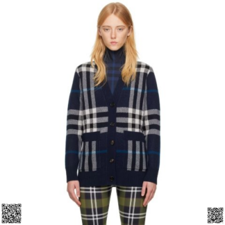 美國代購正品 Burberry Navy Jacquard針織衫