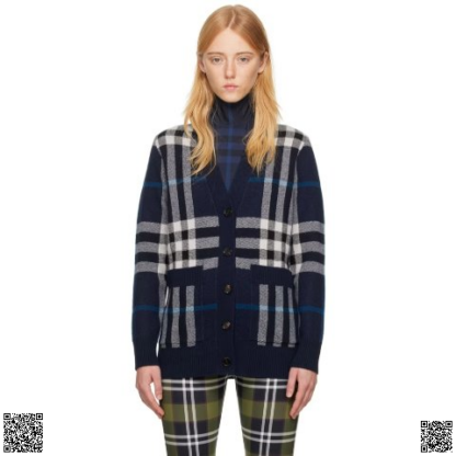 美國代購正品 Burberry Navy Jacquard針織衫