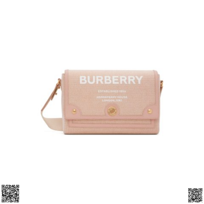 美國代購正品 Burberry Pink Horseferry 斜挎包