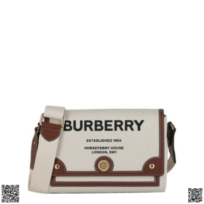 美國代購正品 Burberry note bag 帆布郵差包