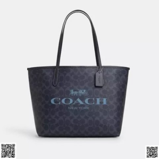 美國代購正品 Coach City 老花托特包