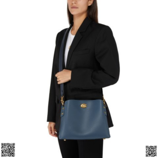 美國代購正品 Coach Colorblock leather Willow水桶包