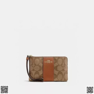 美國代購正品 Coach Corner Zip 手拿包