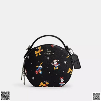 美國代購正品 Coach Disney X Coach Canteen 圓餅包