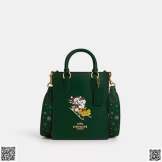 美國代購正品 Coach Disney X Coach North South Mini 托特包