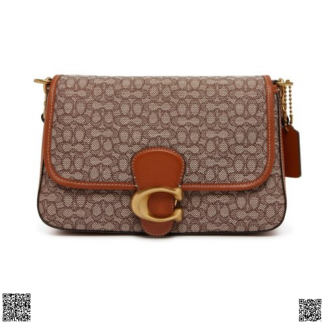 美國代購正品 Coach Soft Tabby老花斜挎包