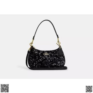 美國代購正品 Coach Teri 閃片單肩包