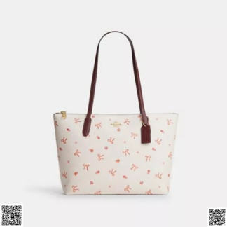 美國代購正品 Coach 拉鏈托特包