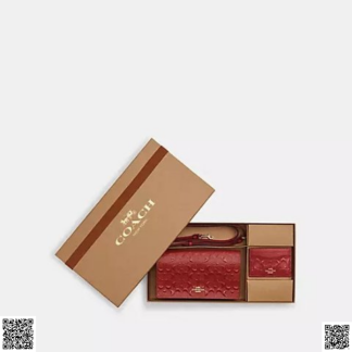 美國代購正品 Coach 斜挎包+卡包禮盒