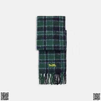 美國代購正品 Coach 格紋圍巾