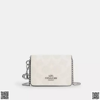美國代購正品 Coach 鏈條卡包