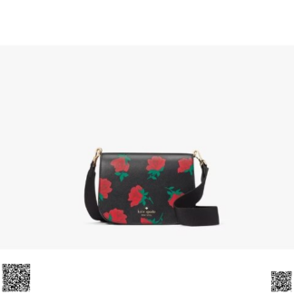 美國代購正品 Kate Spade Madison Rose Toss 玫瑰馬鞍包
