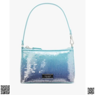 美國代購正品 Kate Spade 大海亮片漸變腋下包