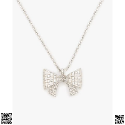 美國代購正品 Kate Spade 水鑽蝴蝶結項鏈