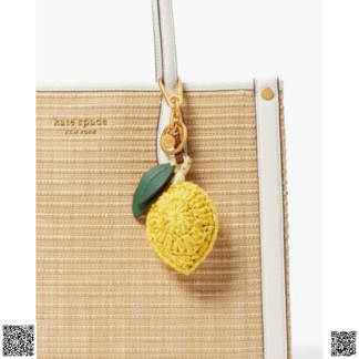 美國代購正品 Kate Spade 編織檸檬掛件