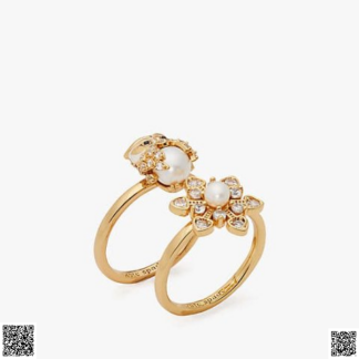 美國代購正品 Kate Spade 貓頭鷹戒指套組