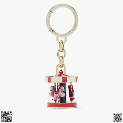 美國代購正品 Kate Spade 鏇轉木馬 鑰匙鏈