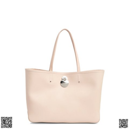 美國代購正品 Longchamp 中號皮質托特包