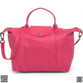 美國代購正品 Longchamp 玫紅色餃子包