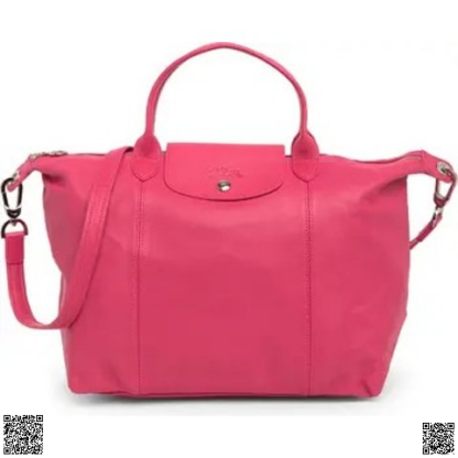 美國代購正品 Longchamp 玫紅色餃子包