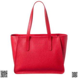 美國代購正品 Longchamp 皮質托特包