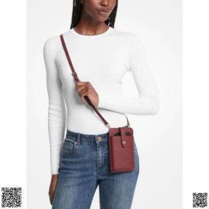 美國代購正品 Michael Kors Saffiano 小號斜挎手機包