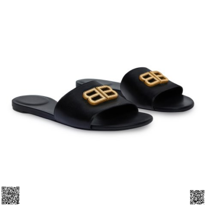 美國代購正品 Balenciaga Groupi黑金涼鞋