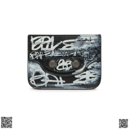 美國代購正品 Balenciaga 塗鴉卡包
