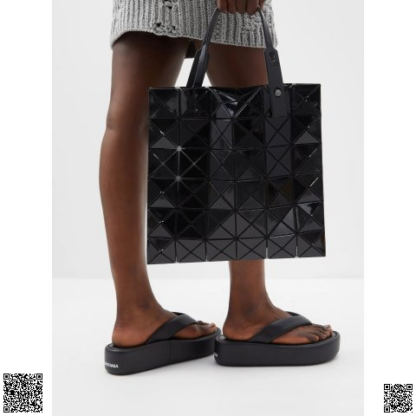 美國代購正品 Bao Bao Issey Miyake 黑色菱格托特包