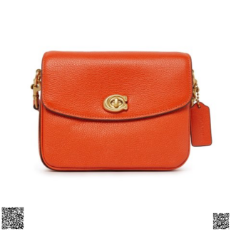 美國代購正品 Coach Cassie crossbody 19 橘黃色斜挎包