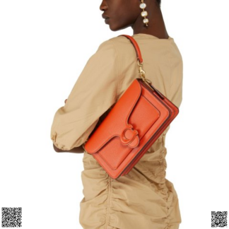 美國代購正品 Coach Tabby 26 橘色單肩包