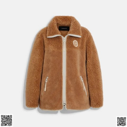 美國代購正品 Coach Tonal 拉鏈泰迪外套