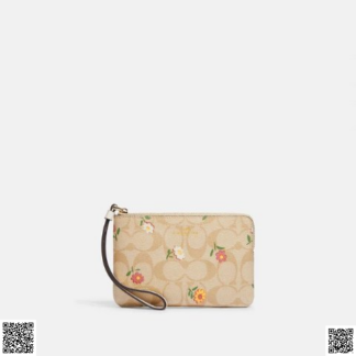 美國代購正品 Coach 小花手拿包