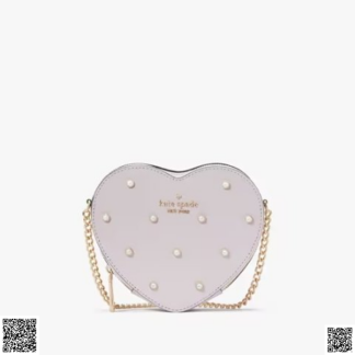 美國代購正品 Kate Spade Love Shack Mini 珍珠愛心鏈條包