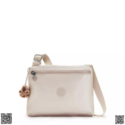 美國代購正品 Kipling 金屬色斜挎包