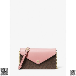美國代購正品 Michael Kors 糖果粉拼色信封包