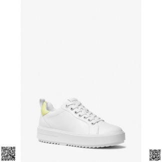 美國代購正品 Michael Kors 黃尾小白鞋