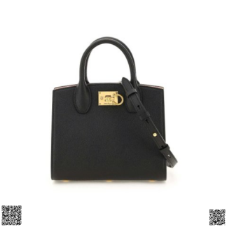 美國代購正品 Salvatore Ferragamo Studio Box手提包