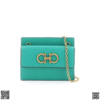 美國代購正品 Salvatore Ferragamo 鏈條卡包