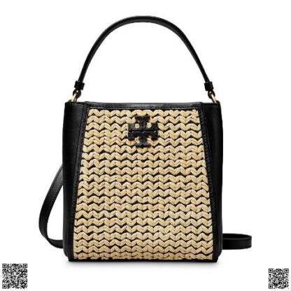 美國代購正品 Tory Burch McGraw Raffia 水桶包