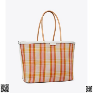 美國代購正品 Tory Burch PERRY MESH 條紋托特包